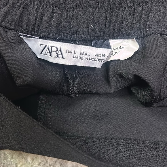 ZARA flat front high rise trouser jogger - Picture 3 of 4